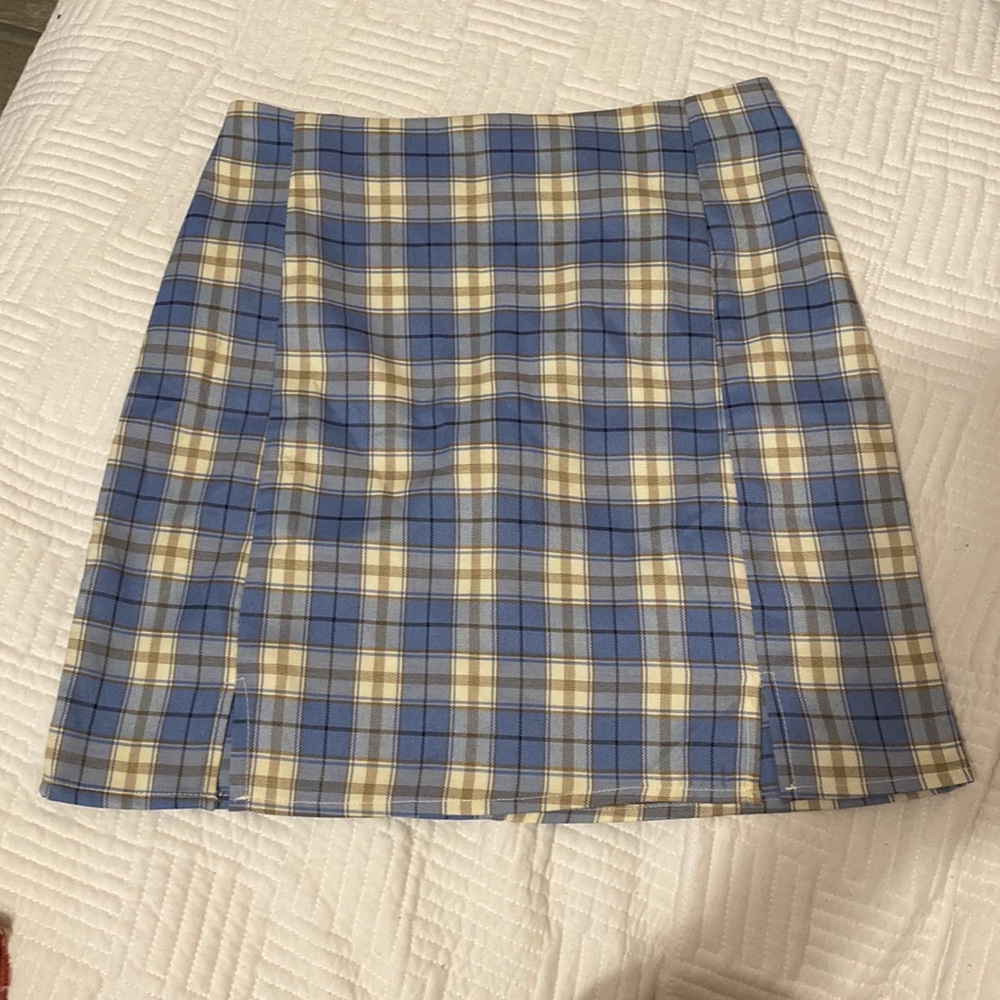 SHEIN | plaid mini skirt | xs
